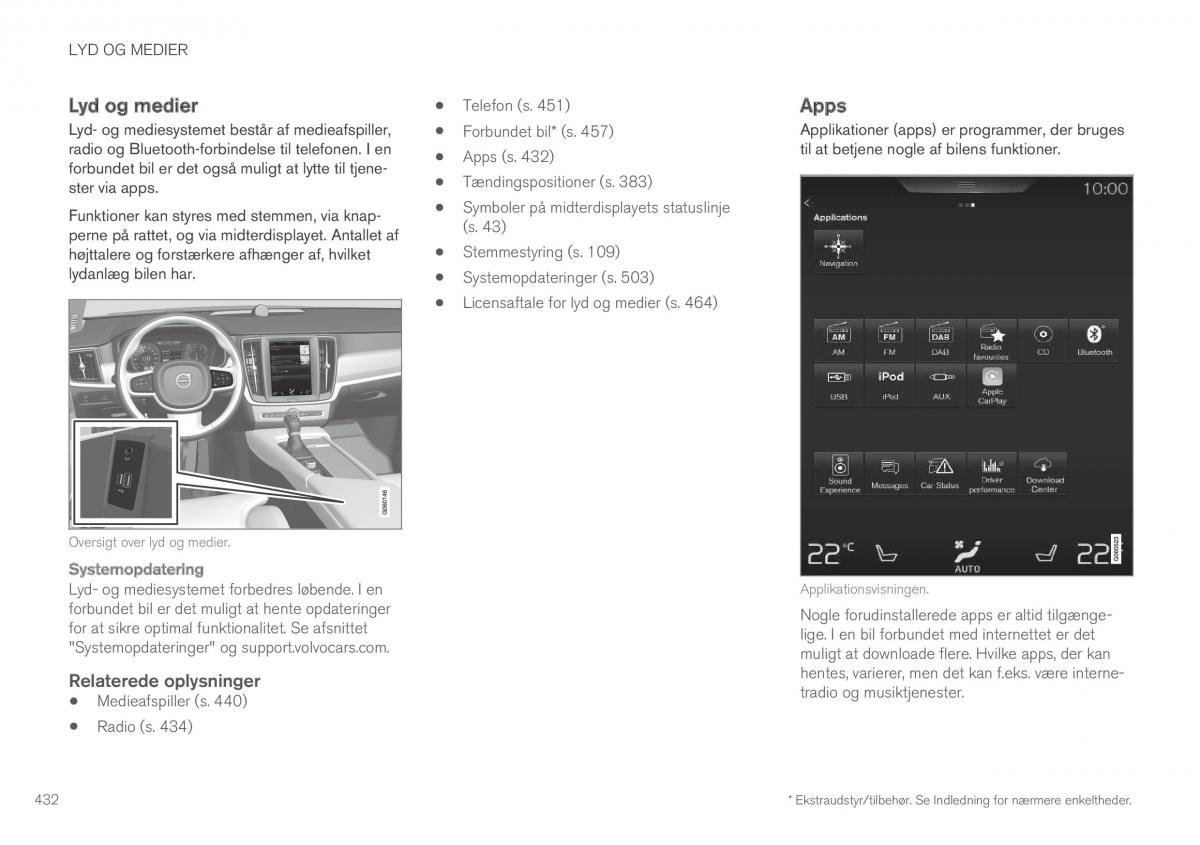 Volvo XC90 II 2 Bilens instruktionsbog / page 434