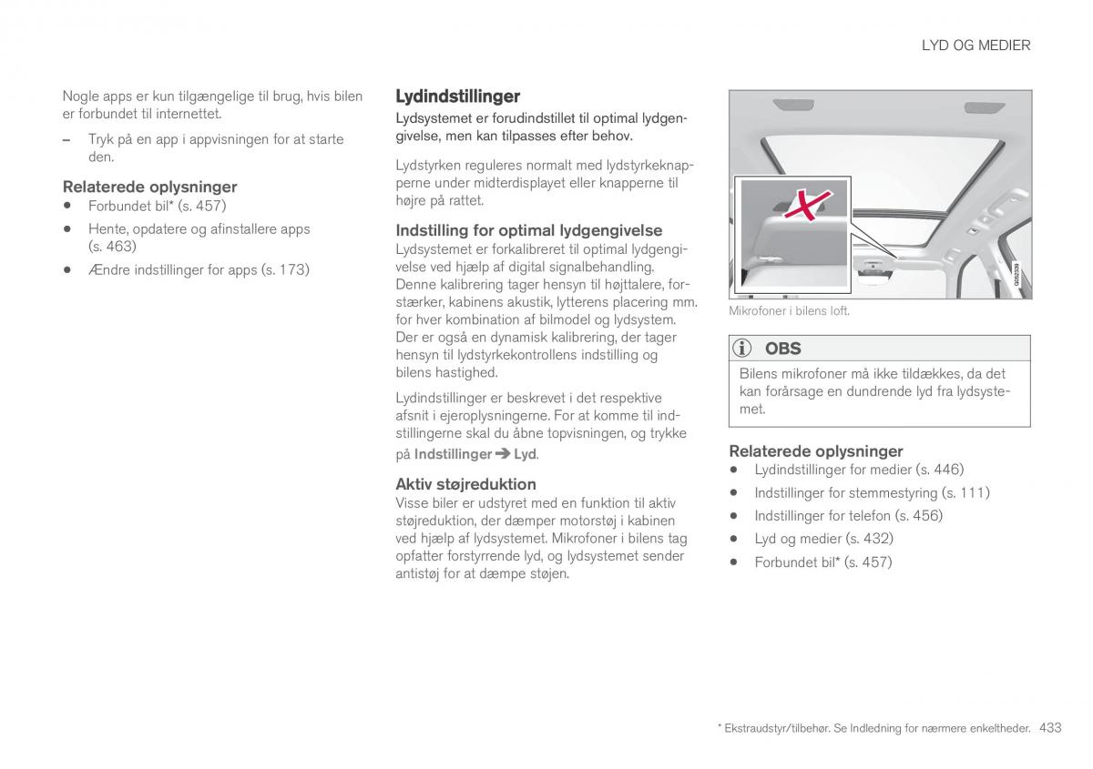 Volvo XC90 II 2 Bilens instruktionsbog / page 435