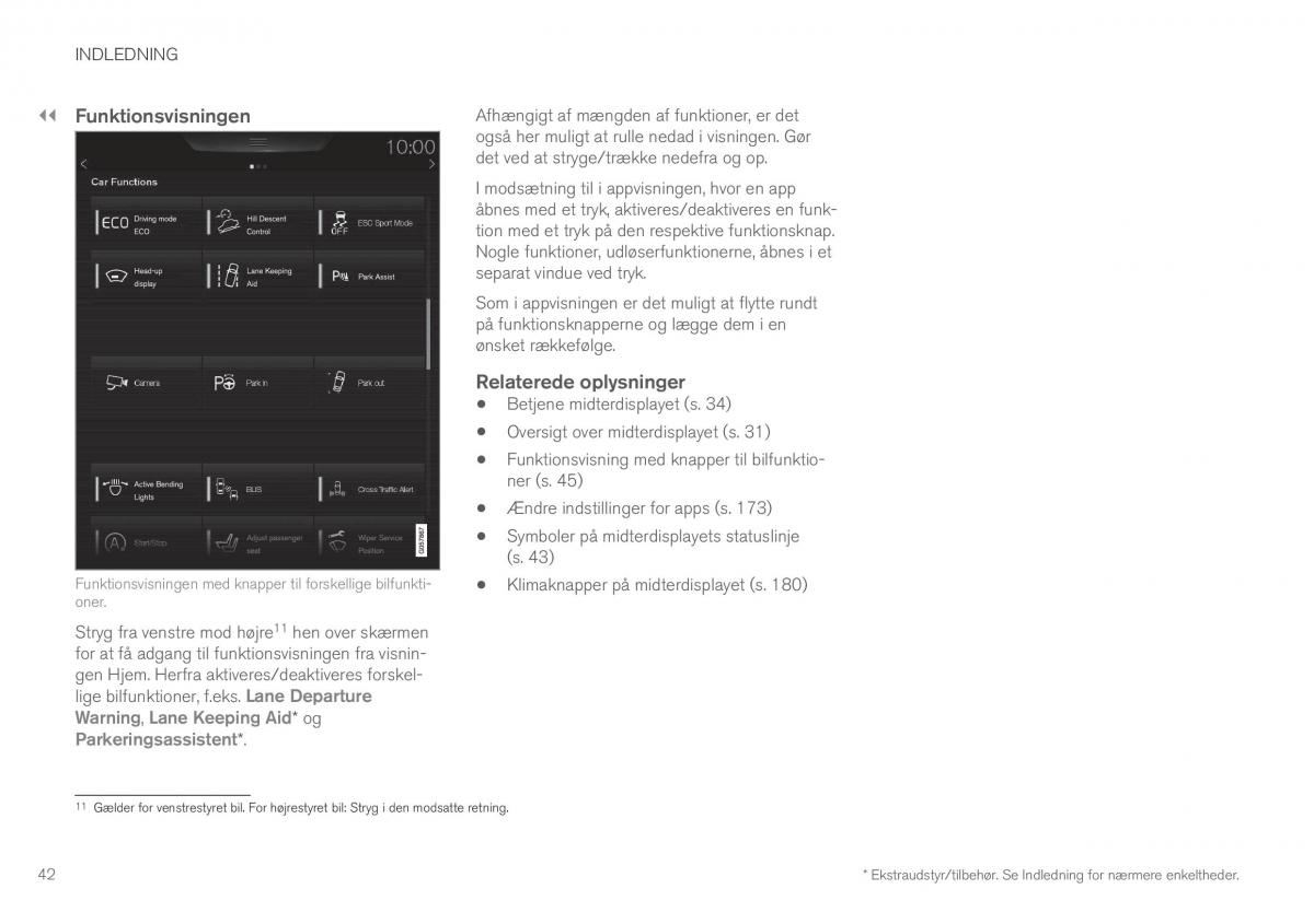 Volvo XC90 II 2 Bilens instruktionsbog / page 44