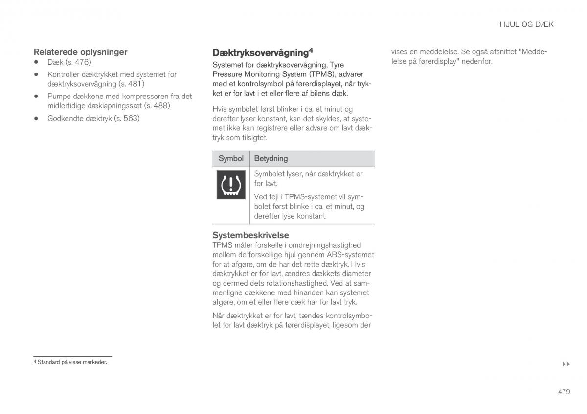 Volvo XC90 II 2 Bilens instruktionsbog / page 481