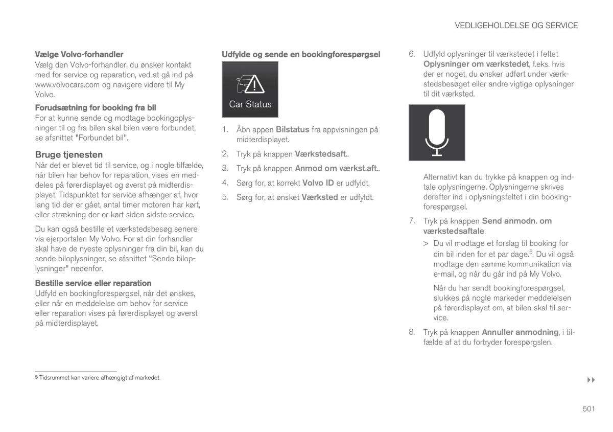 Volvo XC90 II 2 Bilens instruktionsbog / page 503