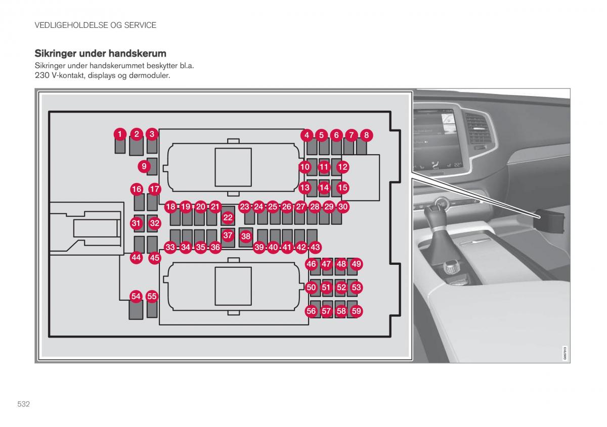 Volvo XC90 II 2 Bilens instruktionsbog / page 534