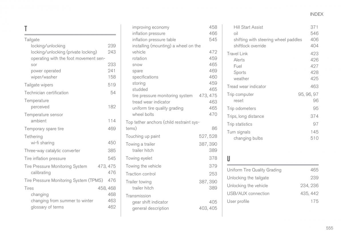 Volvo XC90 II 2 owners manual / page 557