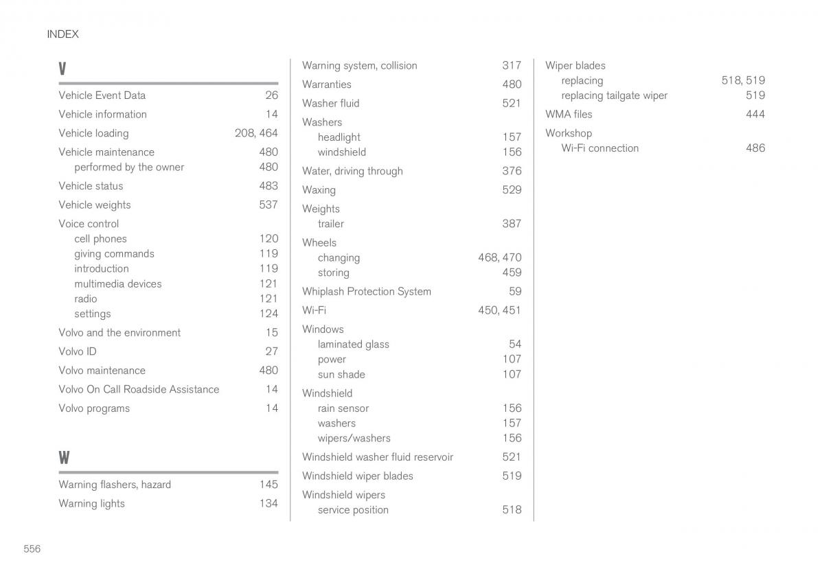 Volvo XC90 II 2 owners manual / page 558