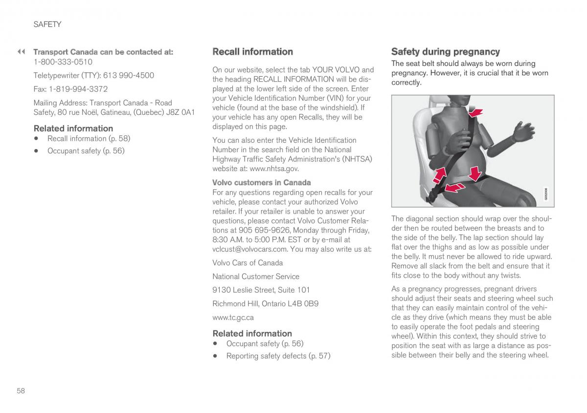 Volvo XC90 II 2 owners manual / page 60