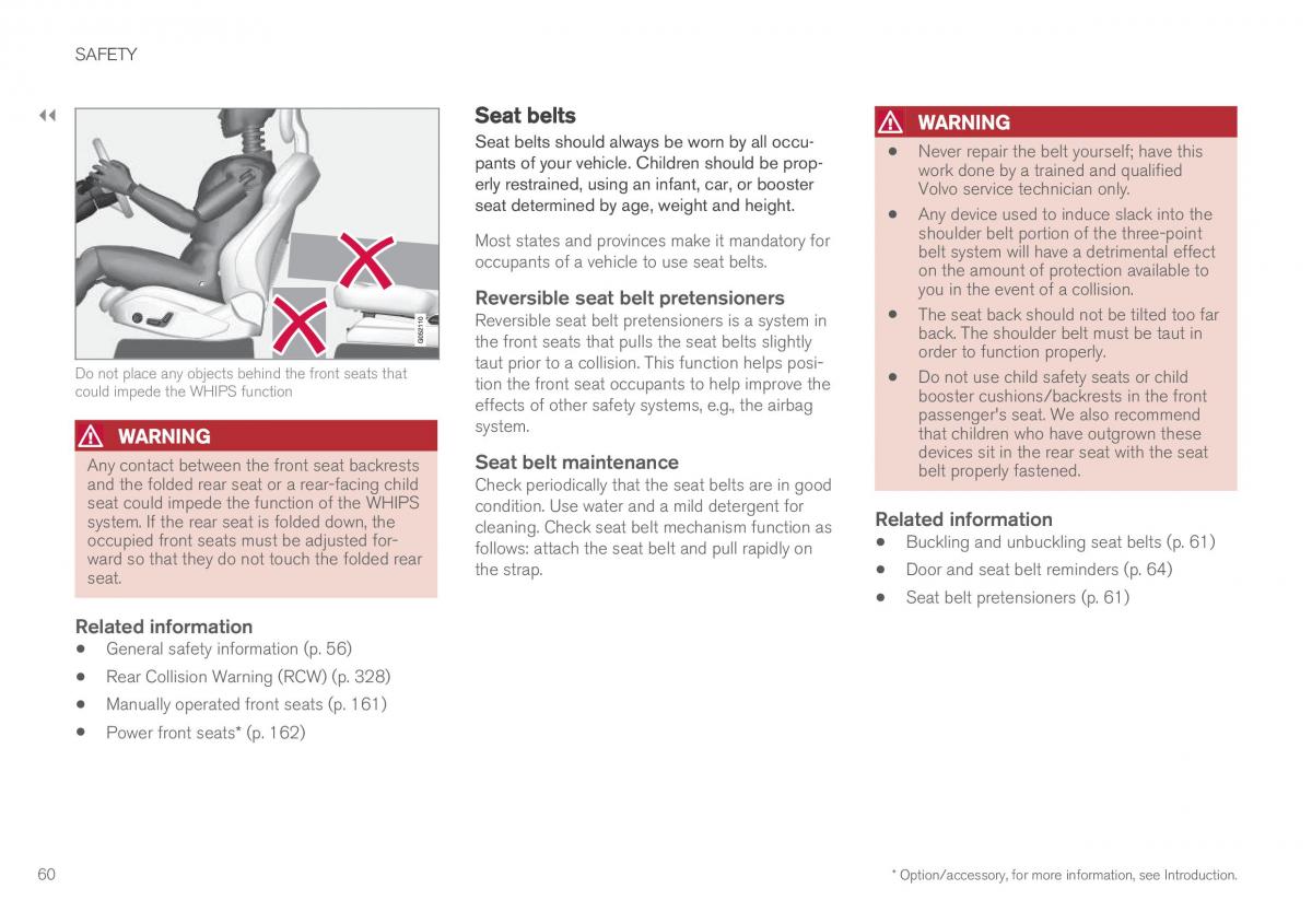 Volvo XC90 II 2 owners manual / page 62