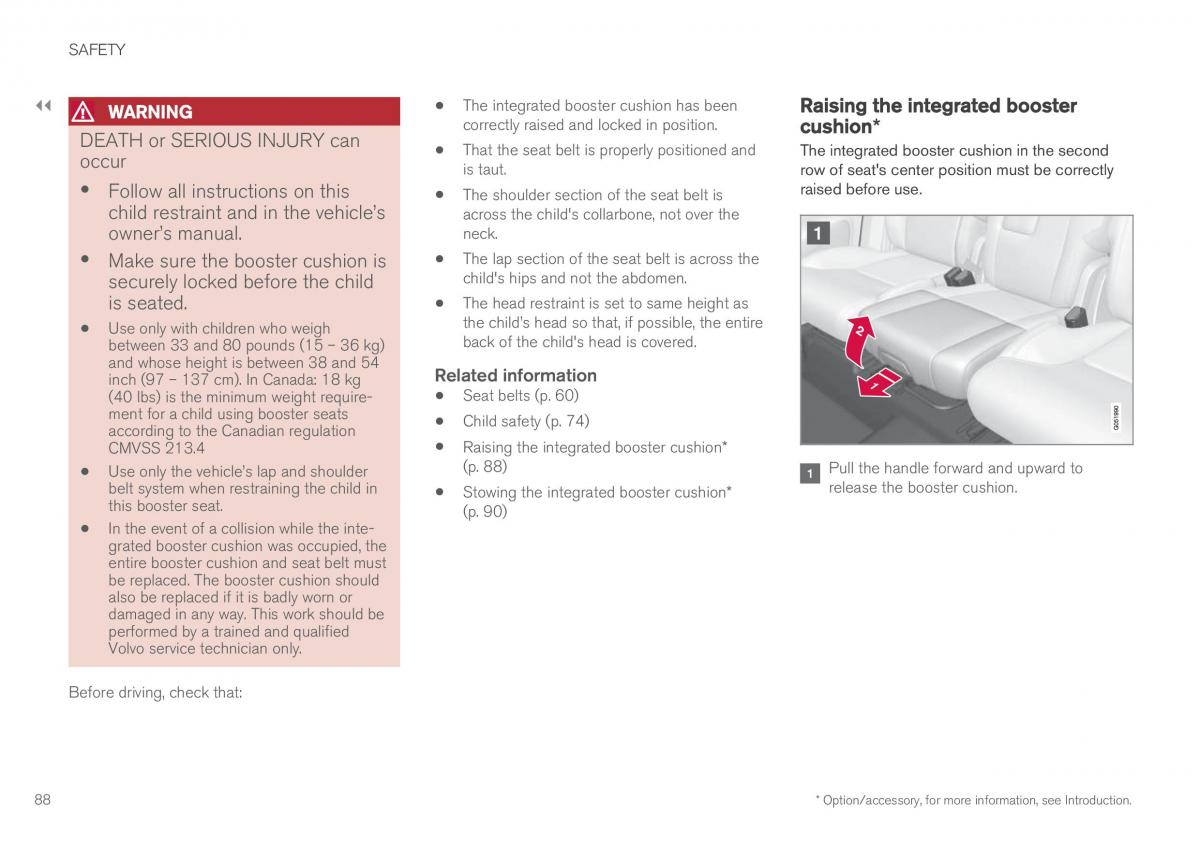 Volvo XC90 II 2 owners manual / page 90