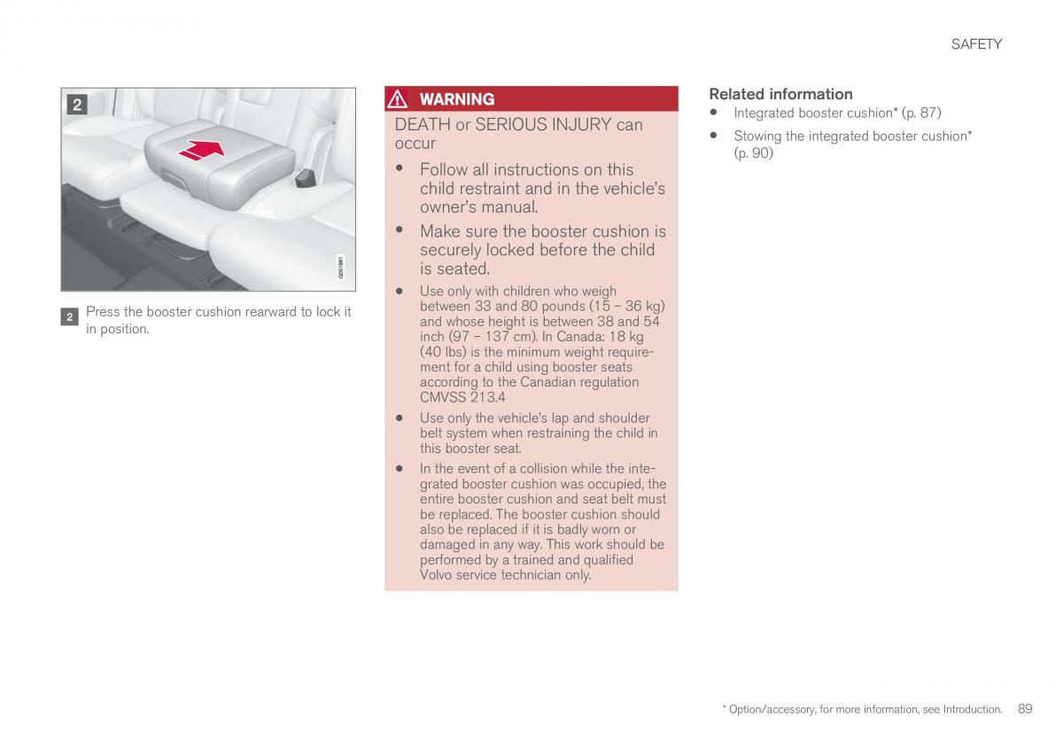 Volvo XC90 II 2 owners manual / page 91