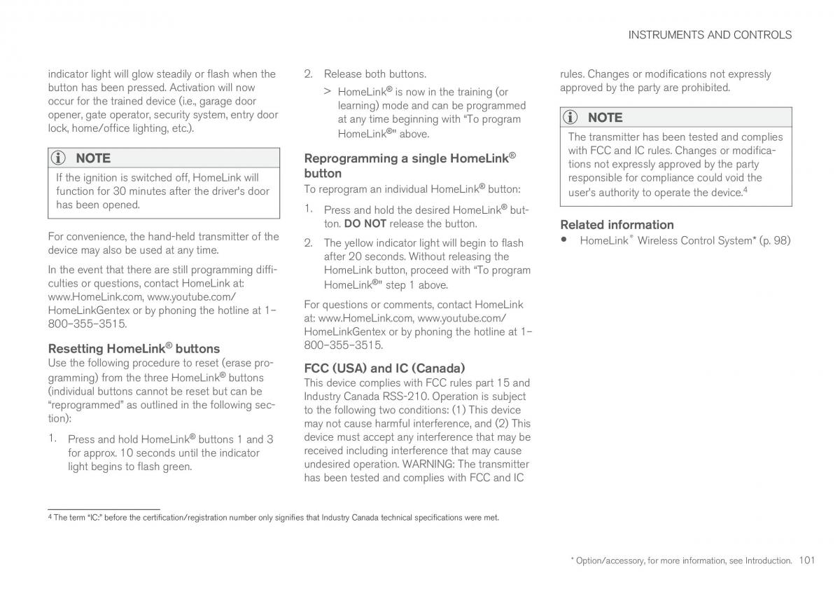 Volvo XC90 II 2 owners manual / page 103