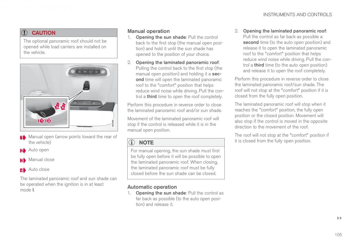 Volvo XC90 II 2 owners manual / page 107