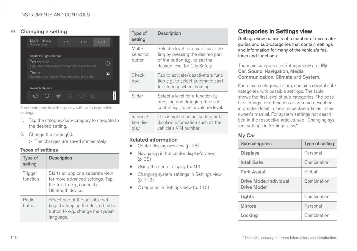 Volvo XC90 II 2 owners manual / page 112