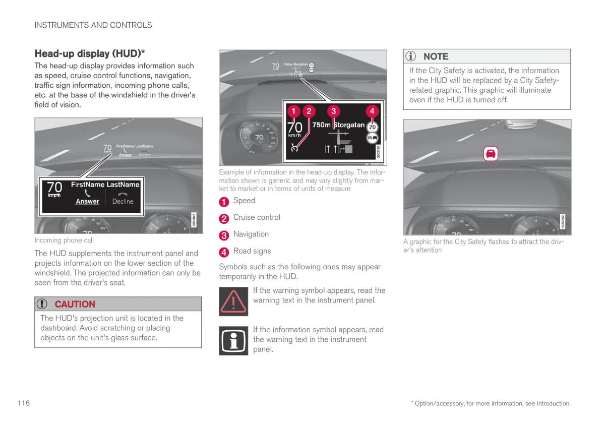 Volvo XC90 II 2 owners manual / page 118