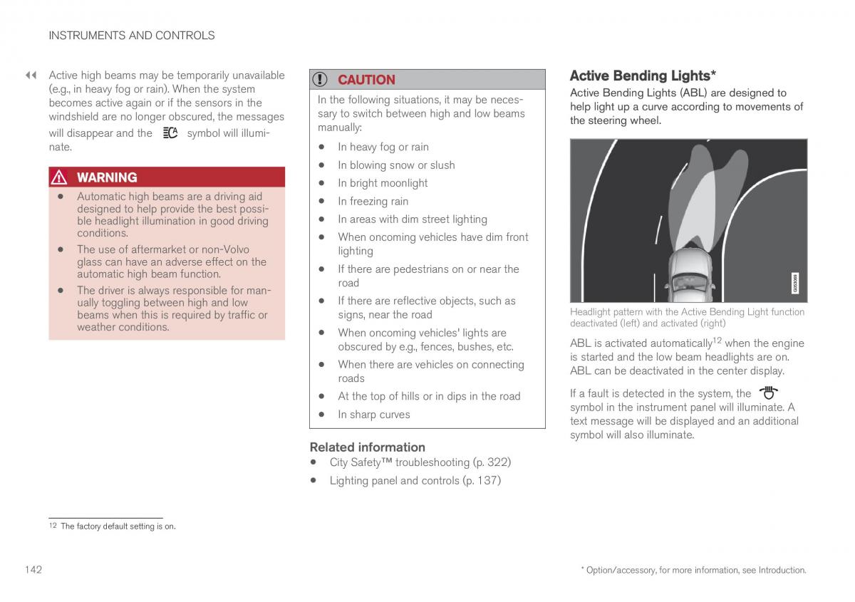 Volvo XC90 II 2 owners manual / page 144