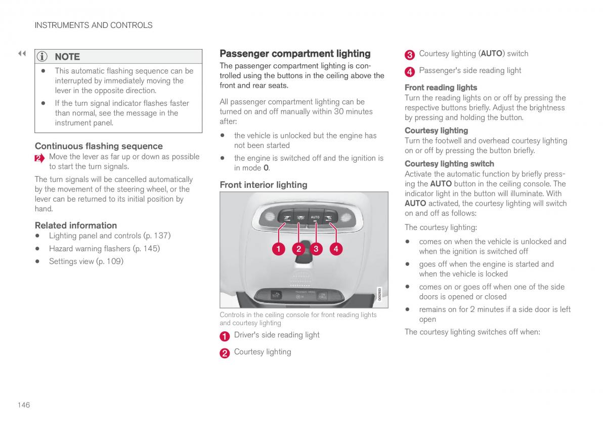 Volvo XC90 II 2 owners manual / page 148