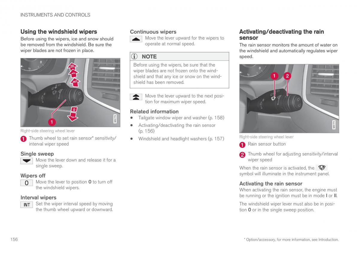 Volvo XC90 II 2 owners manual / page 158