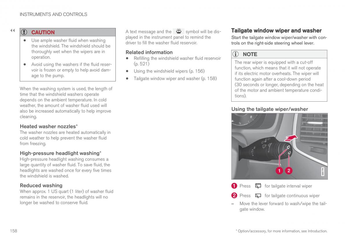 Volvo XC90 II 2 owners manual / page 160