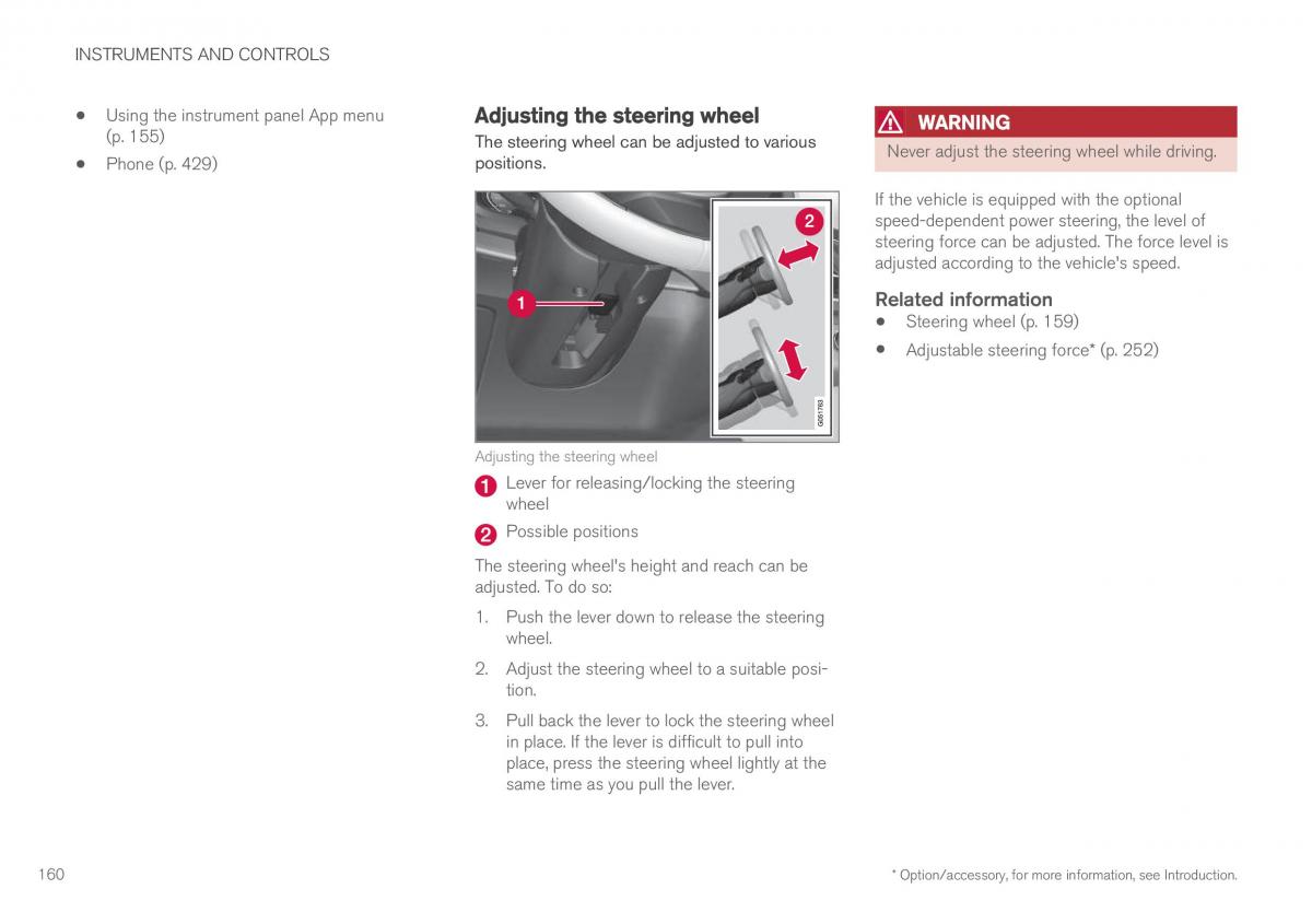 Volvo XC90 II 2 owners manual / page 162