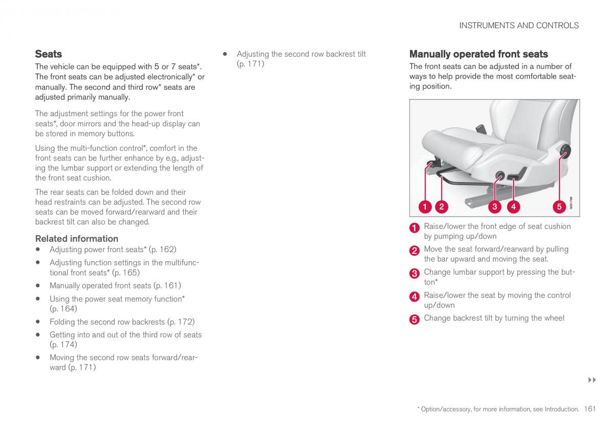 Volvo XC90 II 2 owners manual / page 163