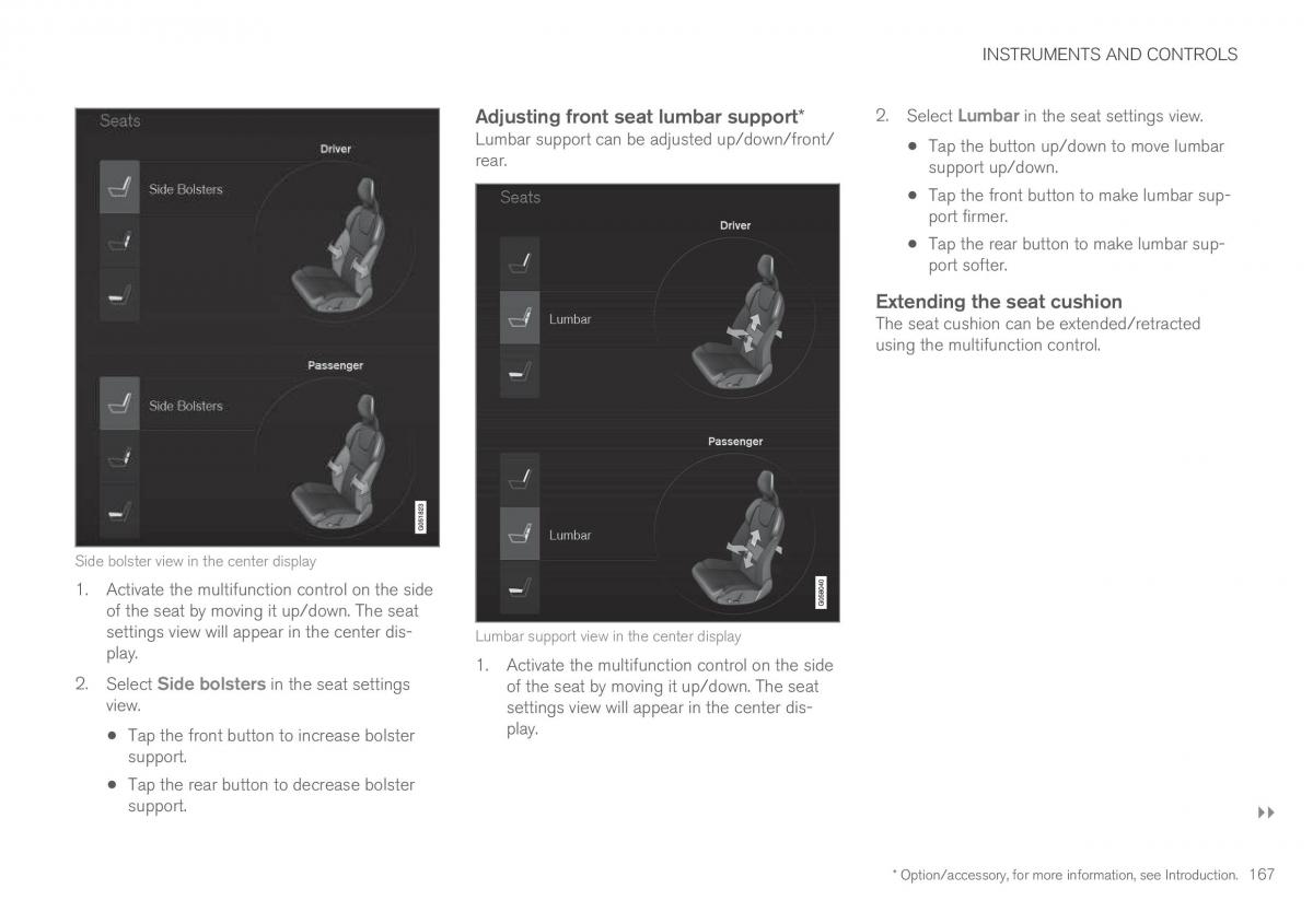 Volvo XC90 II 2 owners manual / page 169