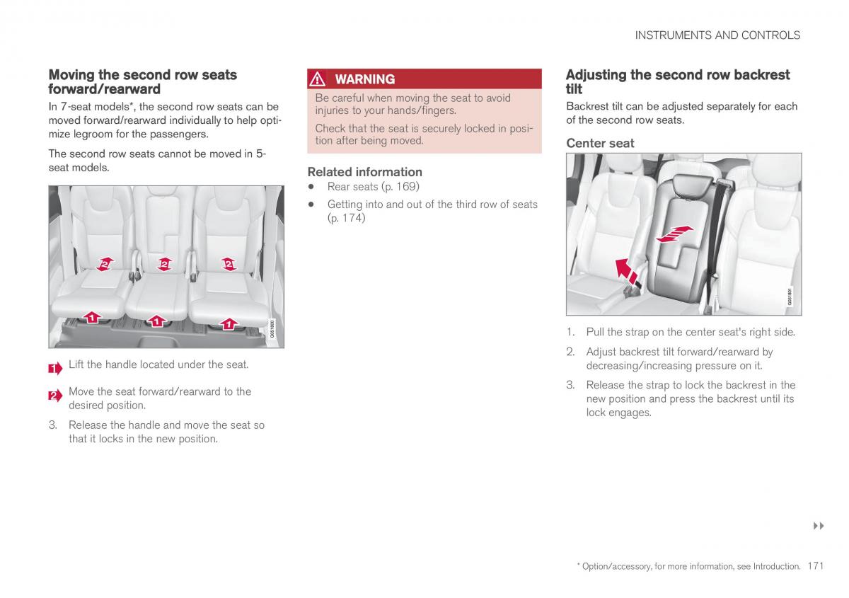 Volvo XC90 II 2 owners manual / page 173