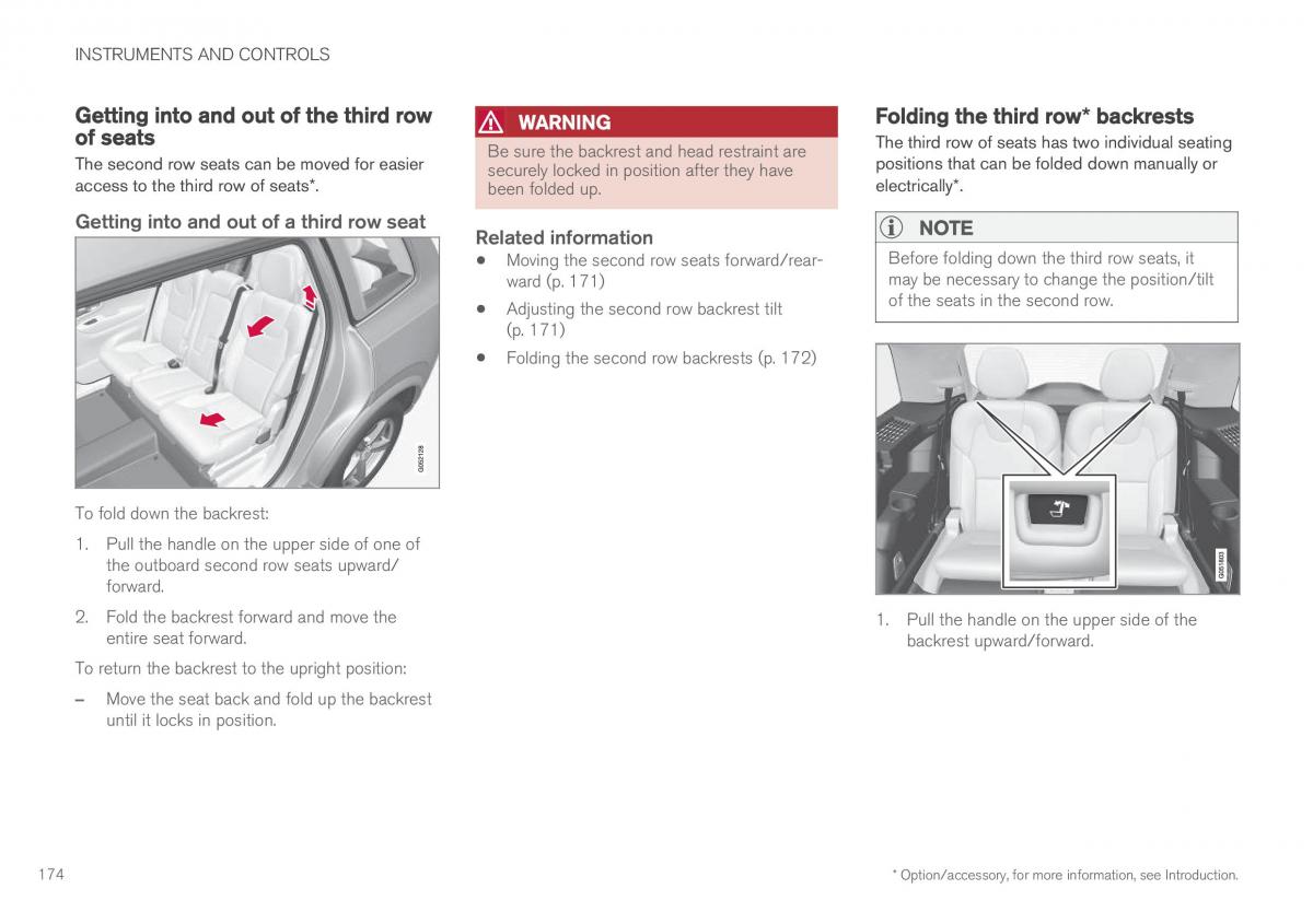 Volvo XC90 II 2 owners manual / page 176