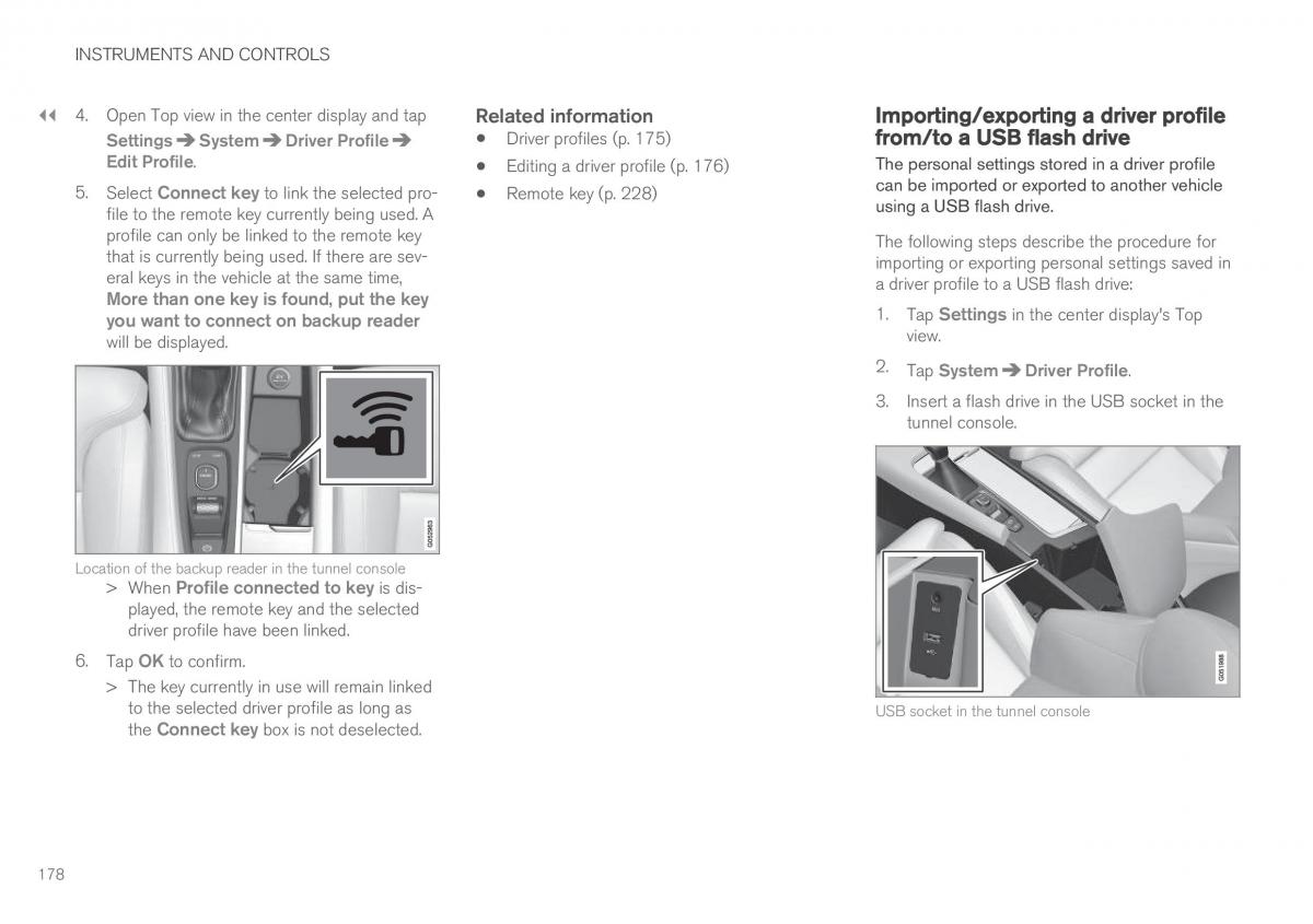 Volvo XC90 II 2 owners manual / page 180