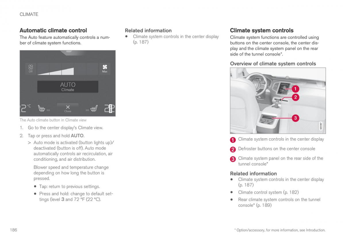 Volvo XC90 II 2 owners manual / page 188