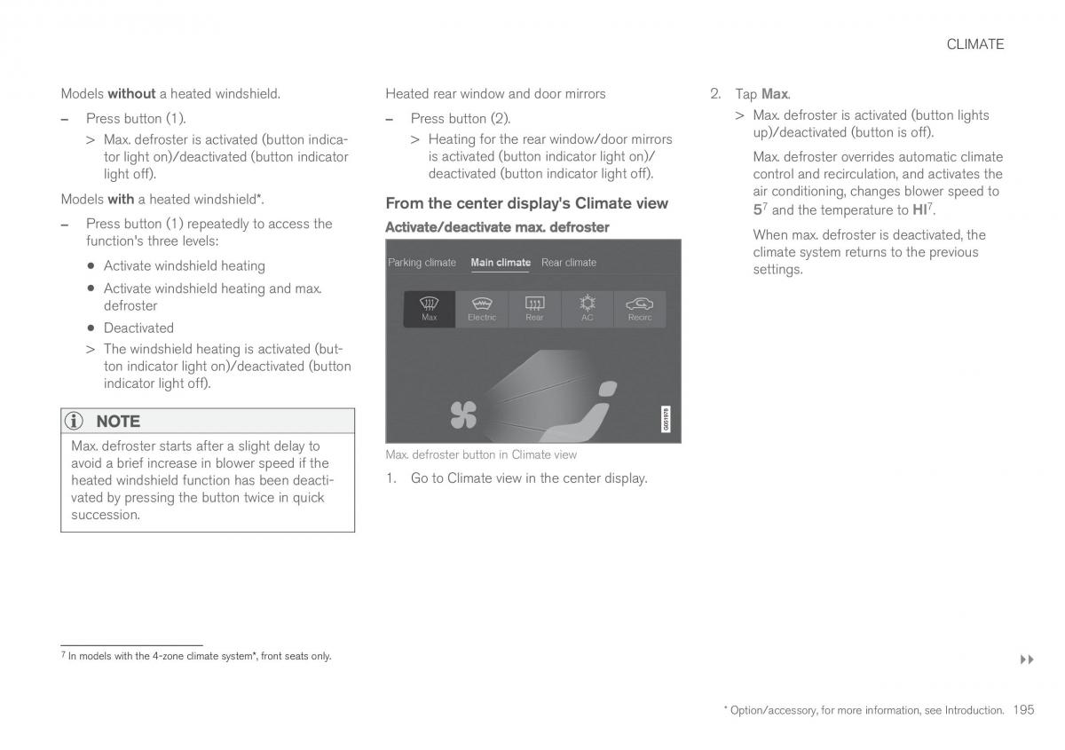 Volvo XC90 II 2 owners manual / page 197