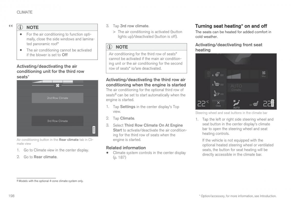 Volvo XC90 II 2 owners manual / page 200