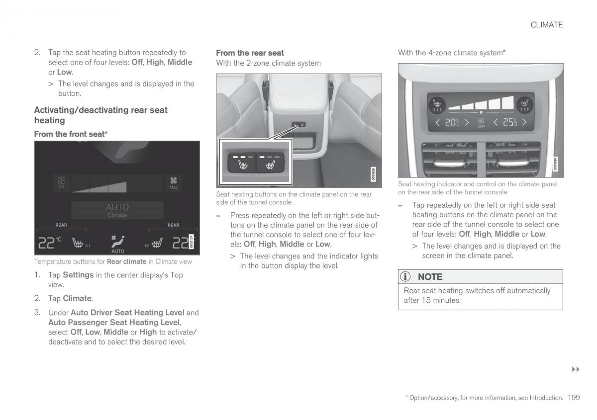 Volvo XC90 II 2 owners manual / page 201