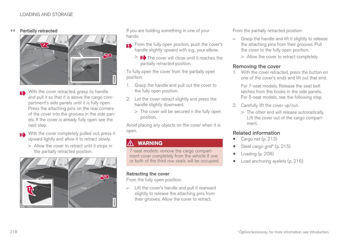 Volvo XC90 II 2 owners manual / page 220