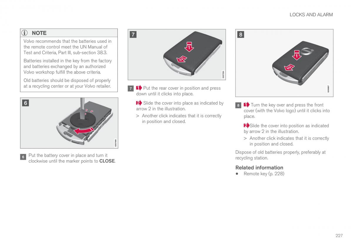 Volvo XC90 II 2 owners manual / page 229