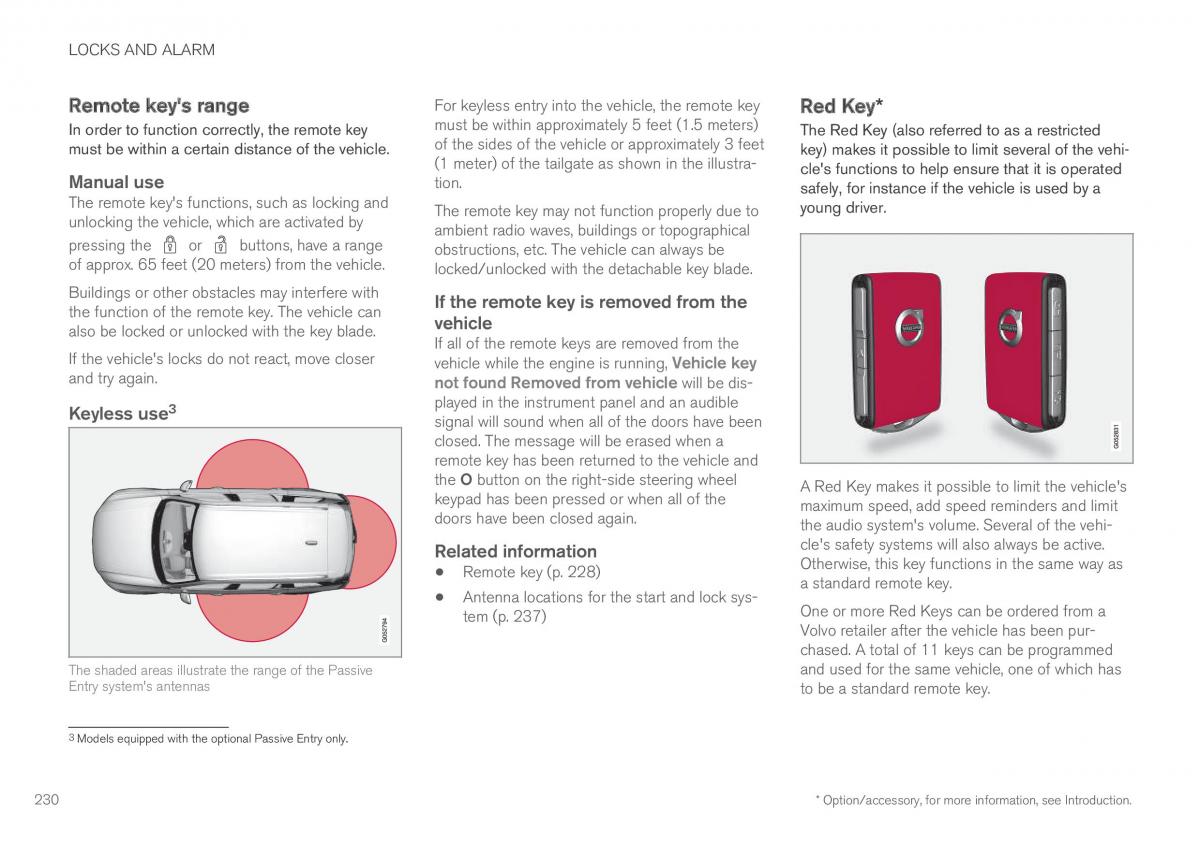 Volvo XC90 II 2 owners manual / page 232