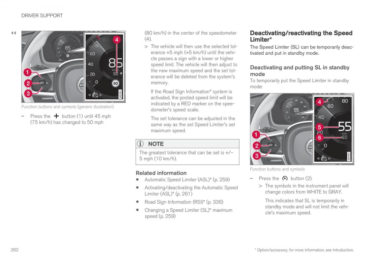 Volvo XC90 II 2 owners manual / page 264