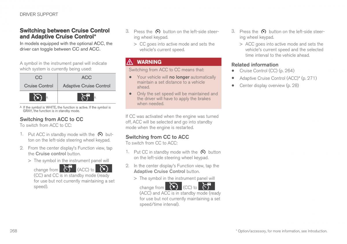 Volvo XC90 II 2 owners manual / page 270