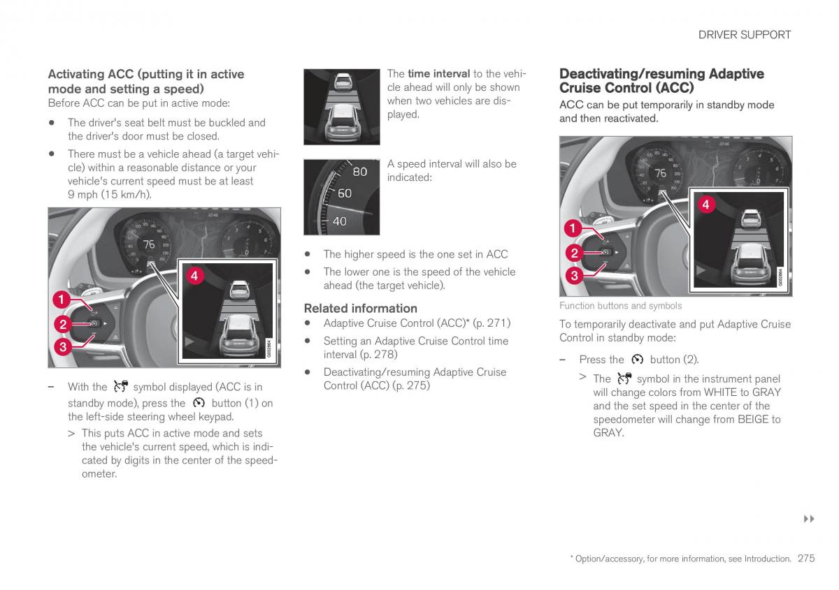 Volvo XC90 II 2 owners manual / page 277