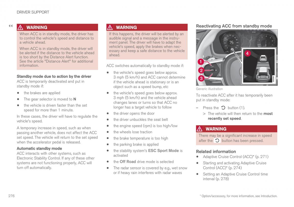 Volvo XC90 II 2 owners manual / page 278