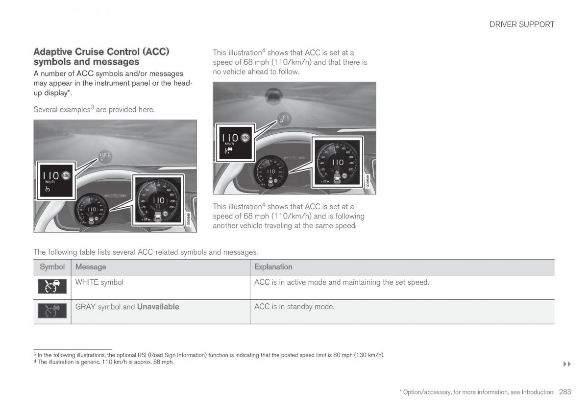 Volvo XC90 II 2 owners manual / page 285