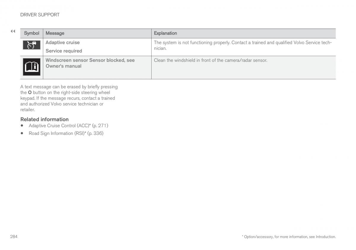 Volvo XC90 II 2 owners manual / page 286