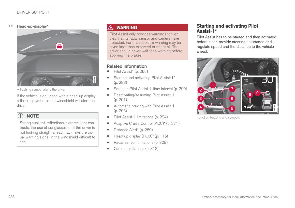 Volvo XC90 II 2 owners manual / page 290