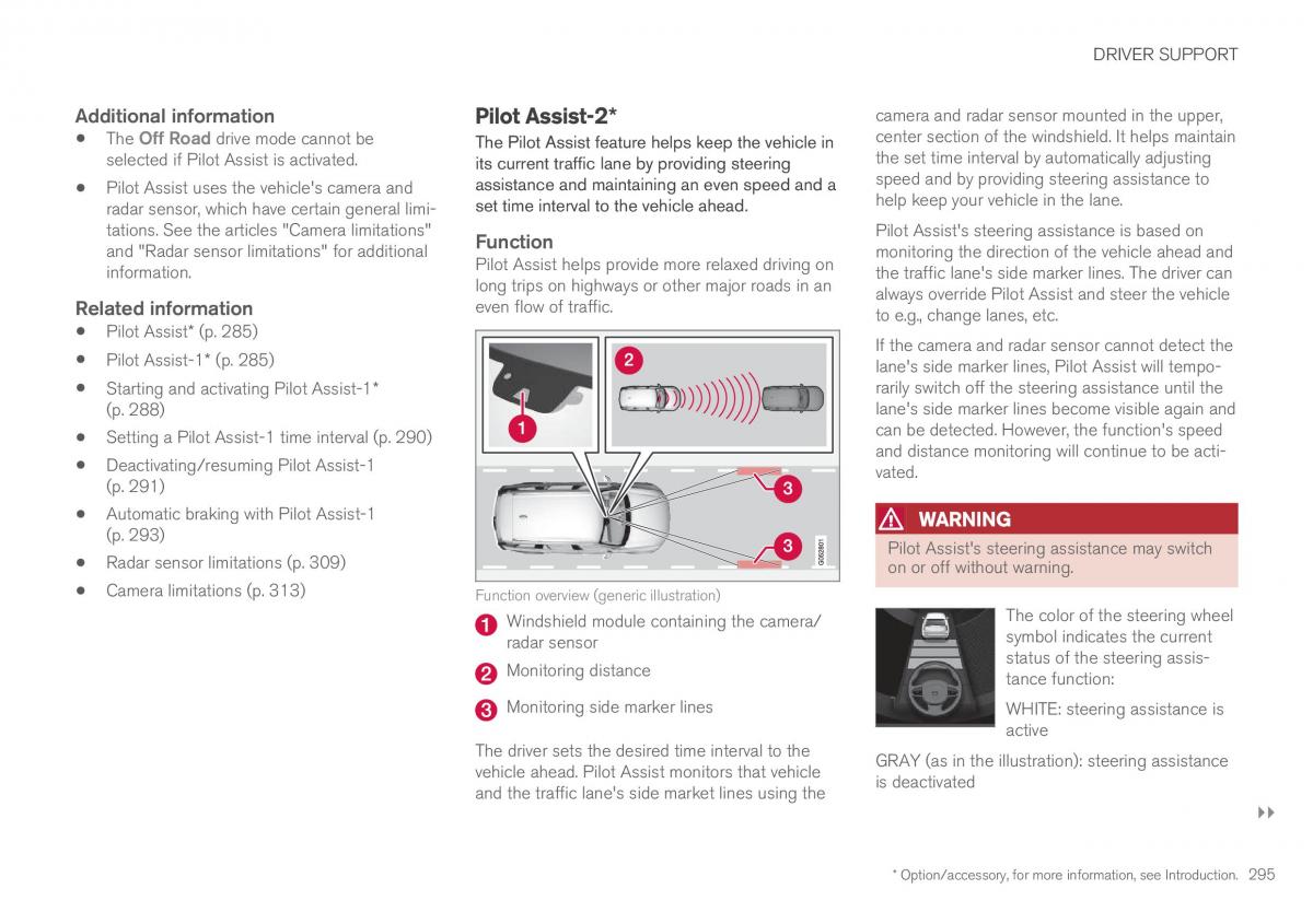 Volvo XC90 II 2 owners manual / page 297