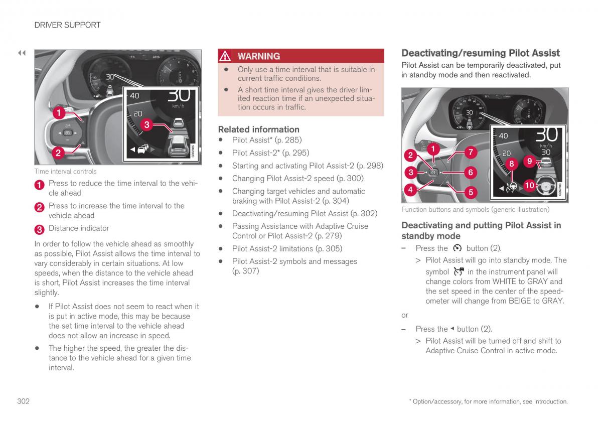 Volvo XC90 II 2 owners manual / page 304