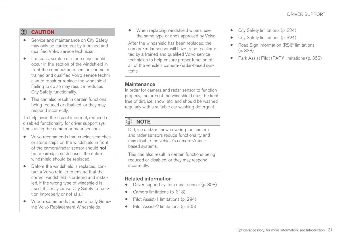 Volvo XC90 II 2 owners manual / page 313