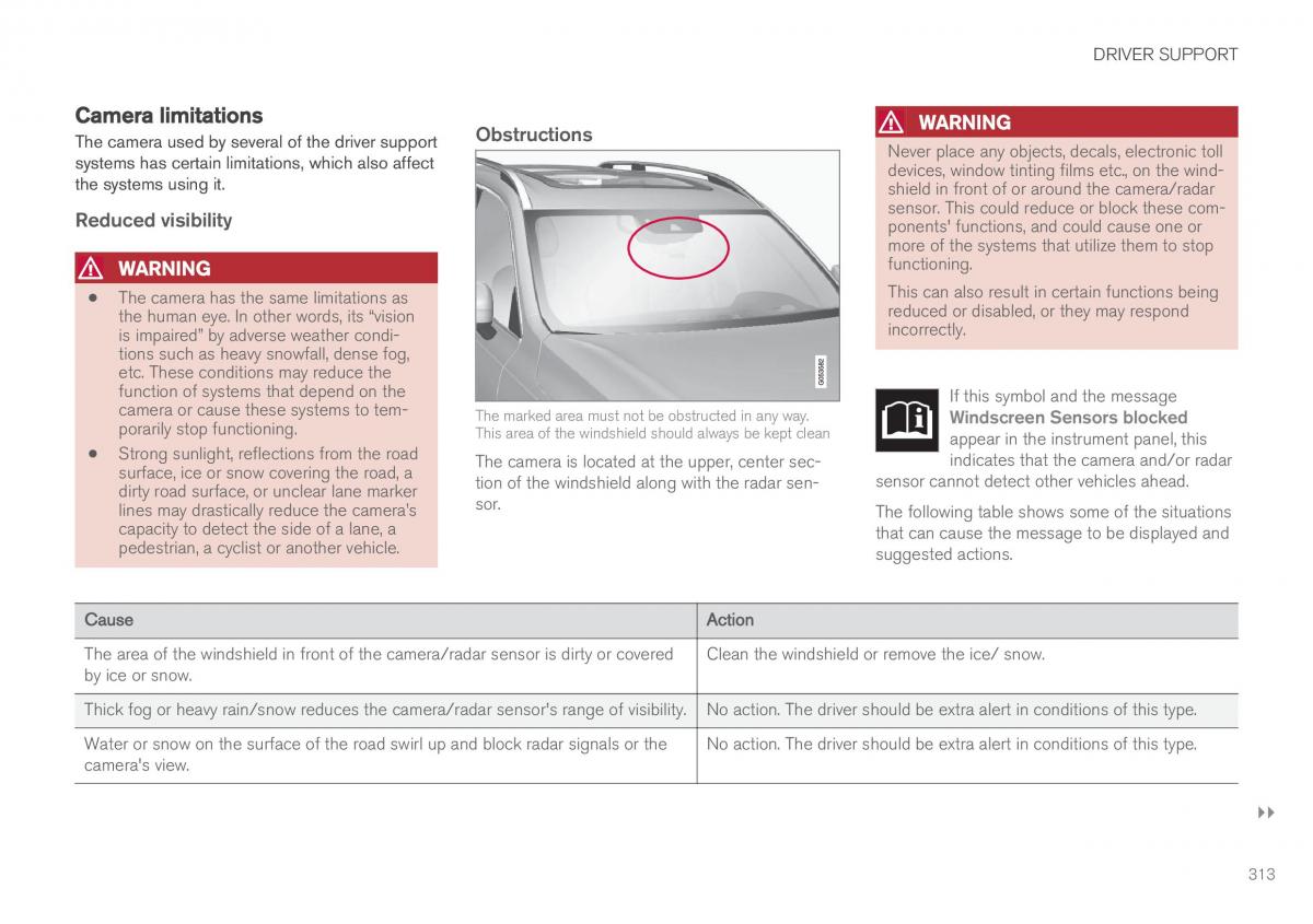 Volvo XC90 II 2 owners manual / page 315