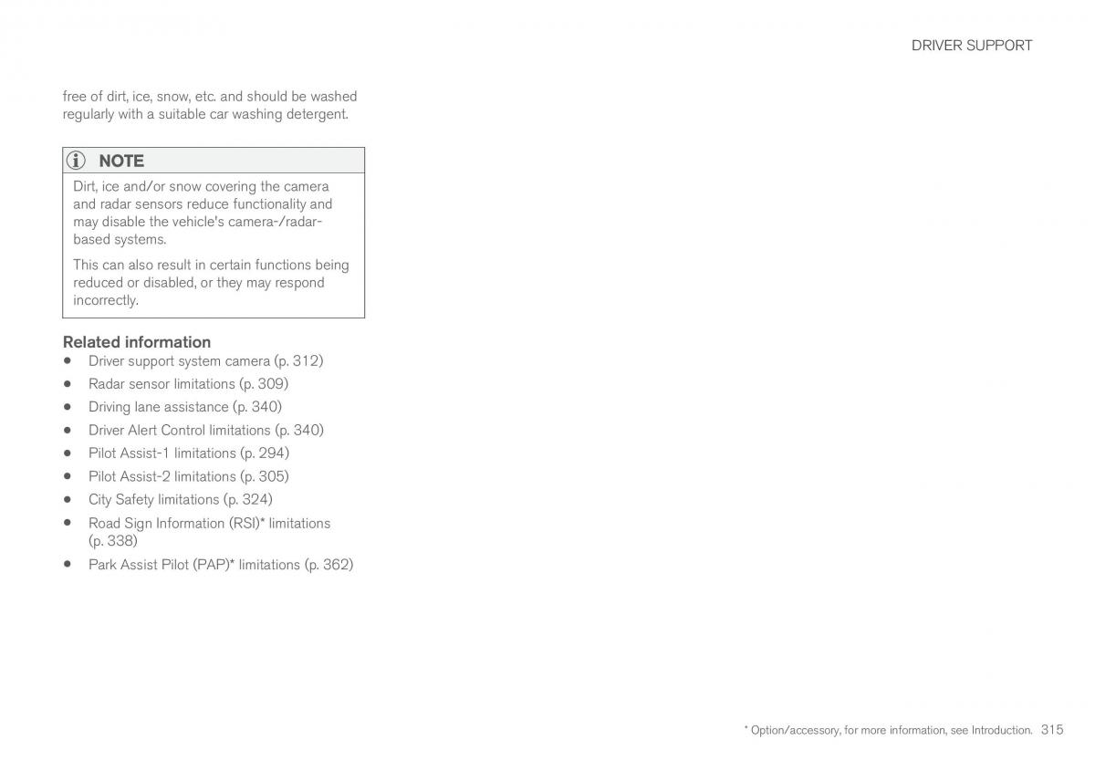 Volvo XC90 II 2 owners manual / page 317