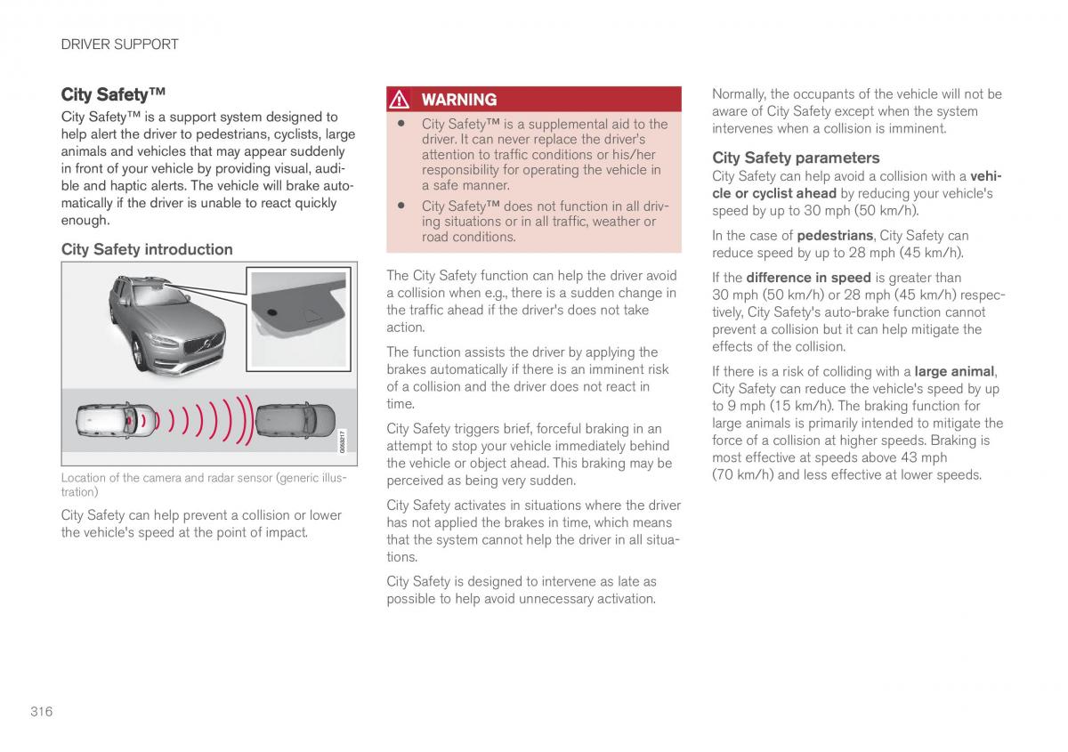 Volvo XC90 II 2 owners manual / page 318