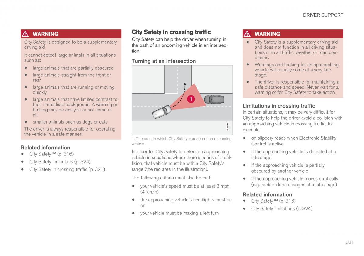 Volvo XC90 II 2 owners manual / page 323