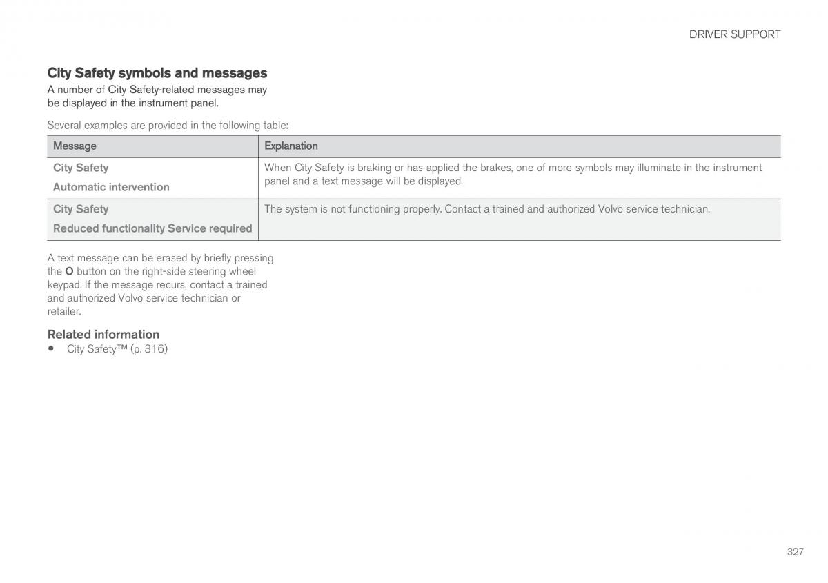 Volvo XC90 II 2 owners manual / page 329