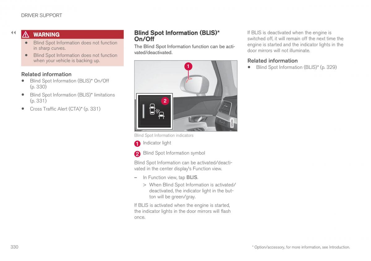 Volvo XC90 II 2 owners manual / page 332