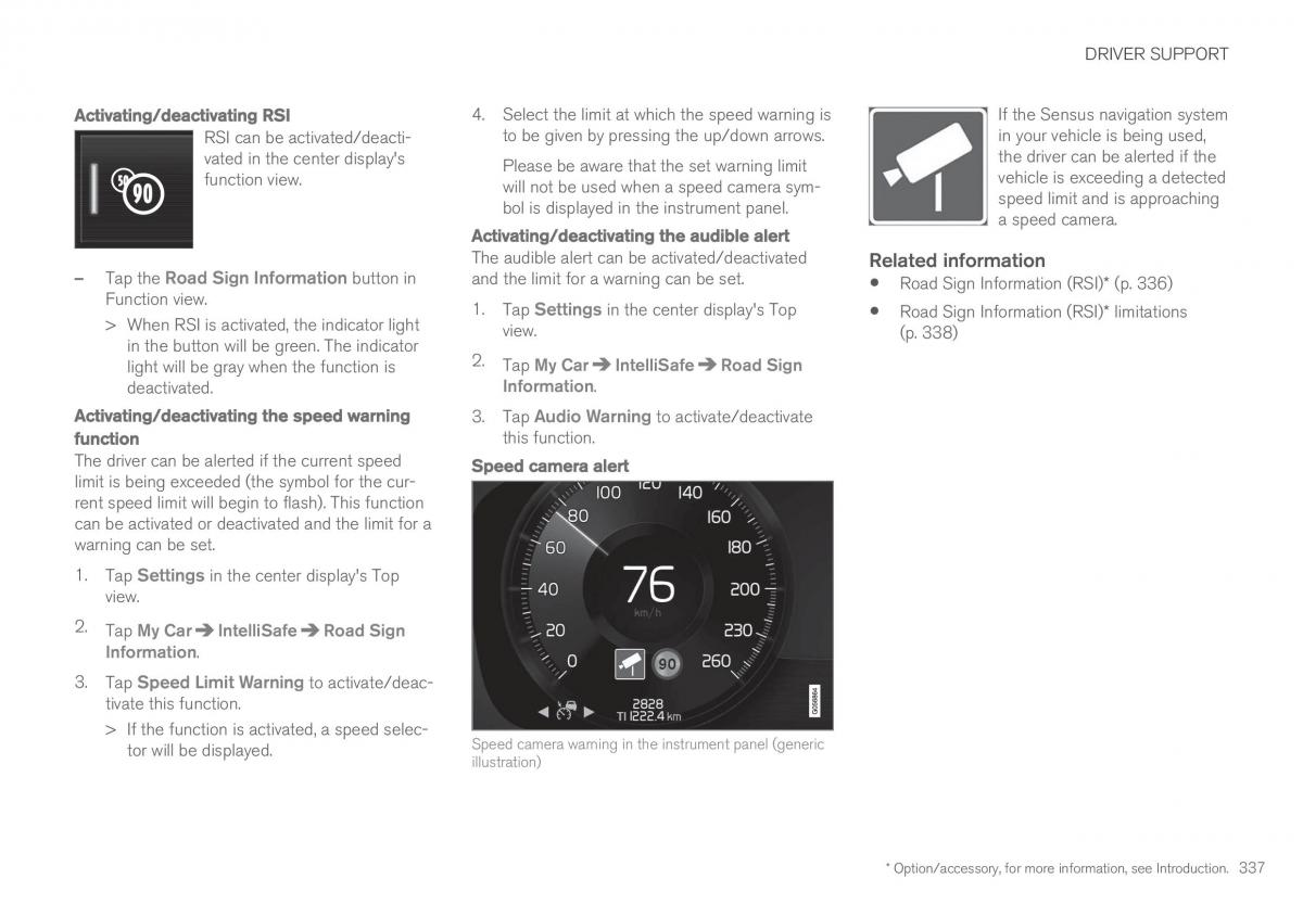 Volvo XC90 II 2 owners manual / page 339